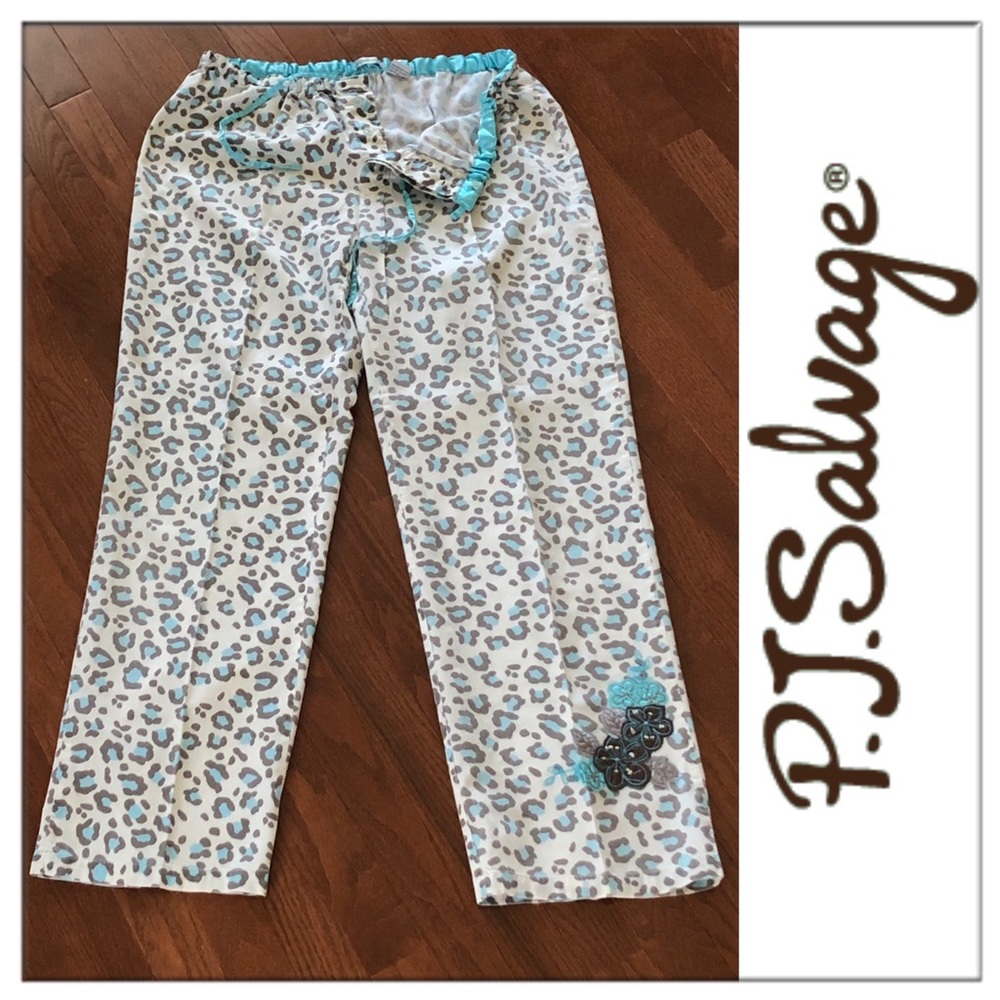 P. J. SALVAGE 100% COTTON LOUNGE PANTS in MEDIUM